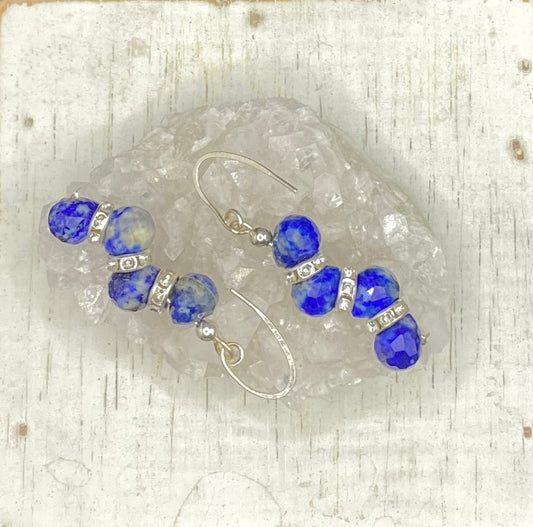 STAIRWAY TO HEAVEN LAPIS LAZULI EARRINGS