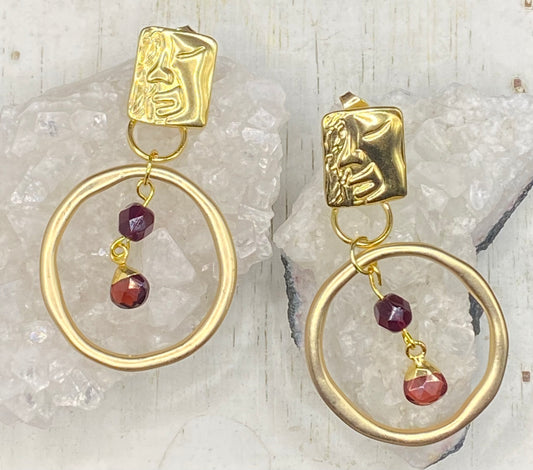 DREAMING FACE EARRINGS