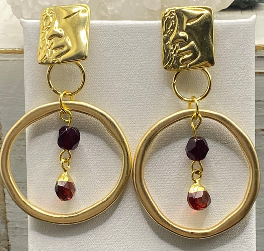 DREAMING FACE EARRINGS