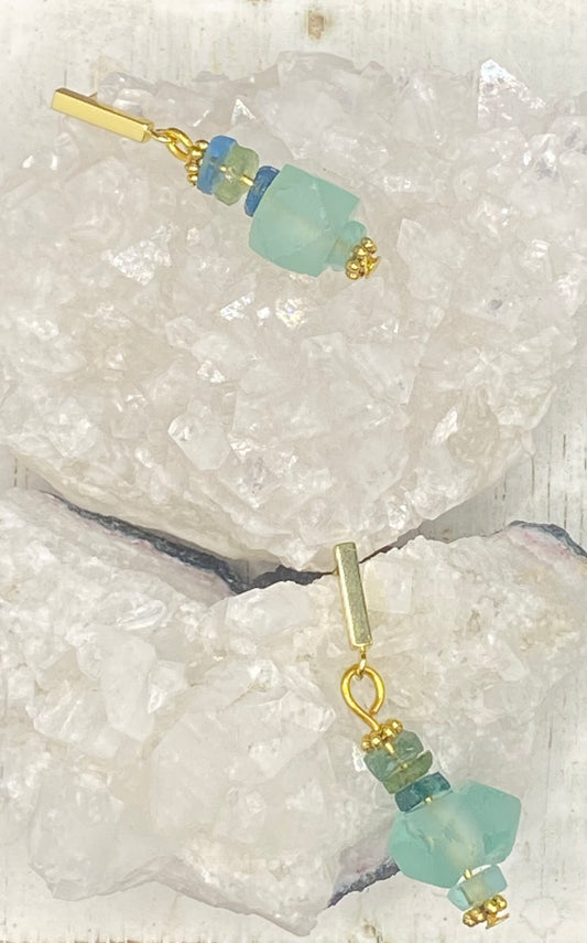 SEA GLASS THROUGH THE AGES EARRINGS