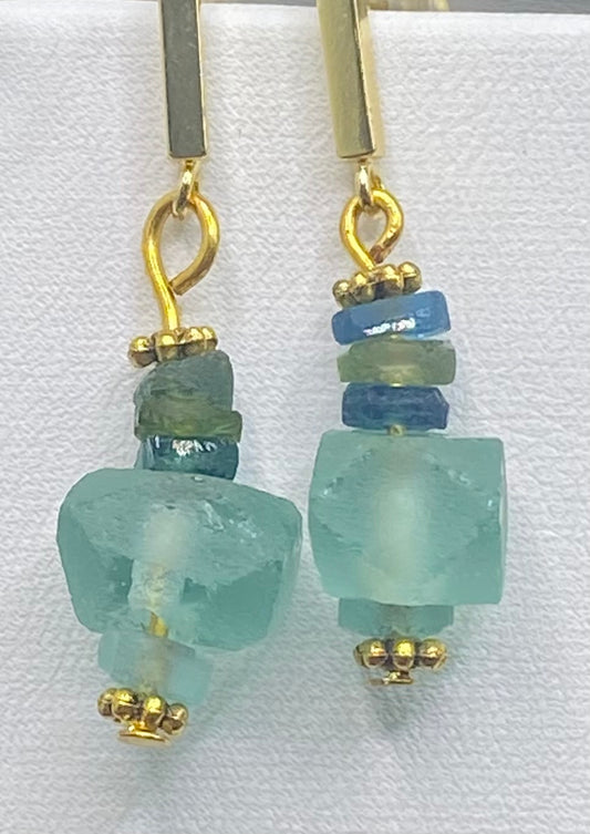 SEA GLASS THROUGH THE AGES EARRINGS