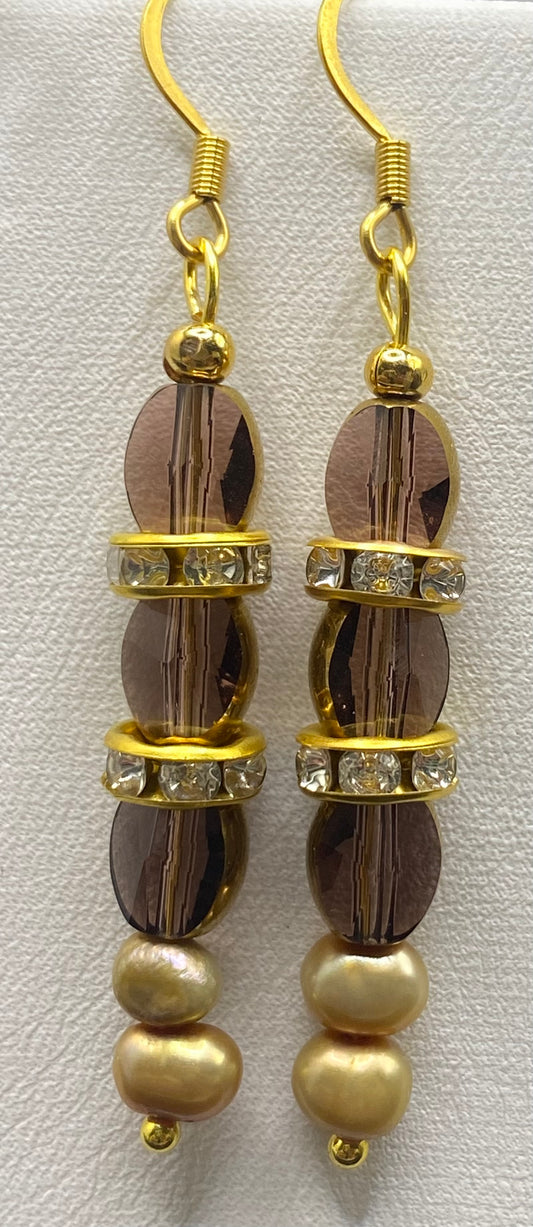 AMETHYST CELESTIAL EARRINGS