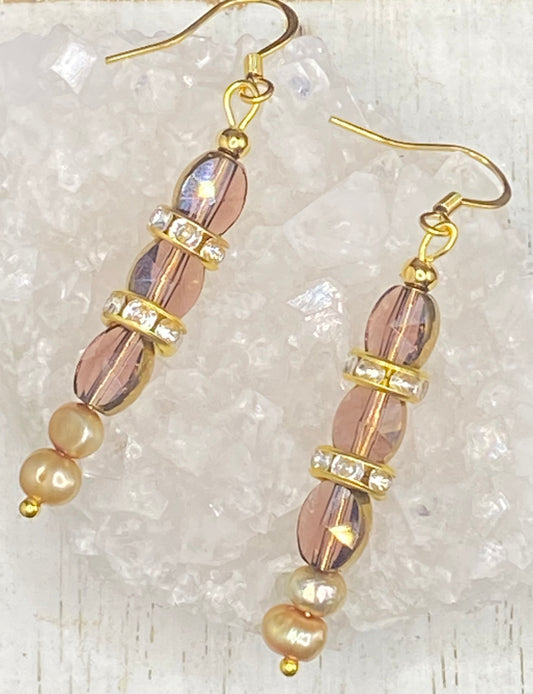 AMETHYST CELESTIAL EARRINGS