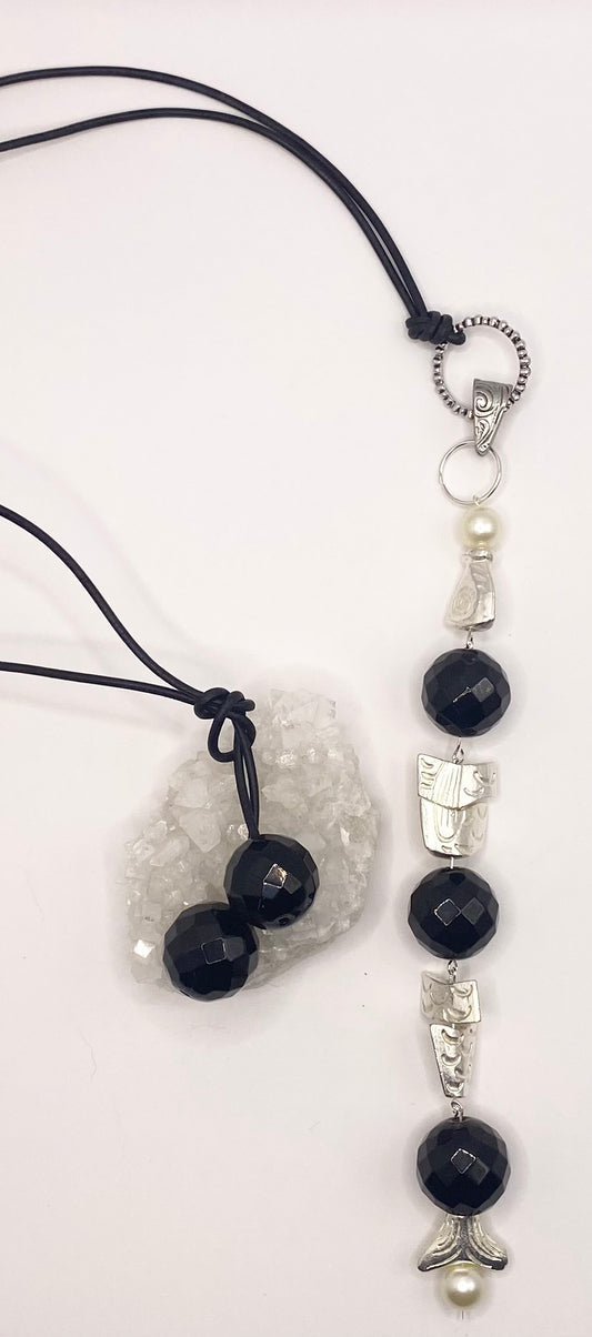 FISHING FOR LOVE: A CHARMS FOR AN EASY LIFE NECKLACE - Silver