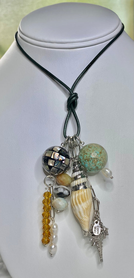 ISLAND BREEZE: A CHARMS FOR AN EASY LIFE NECKLACE