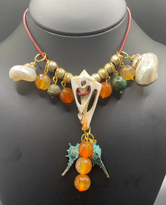 COZUMEL: A CHARMS FOR AN EASY LIFE NECKLACE