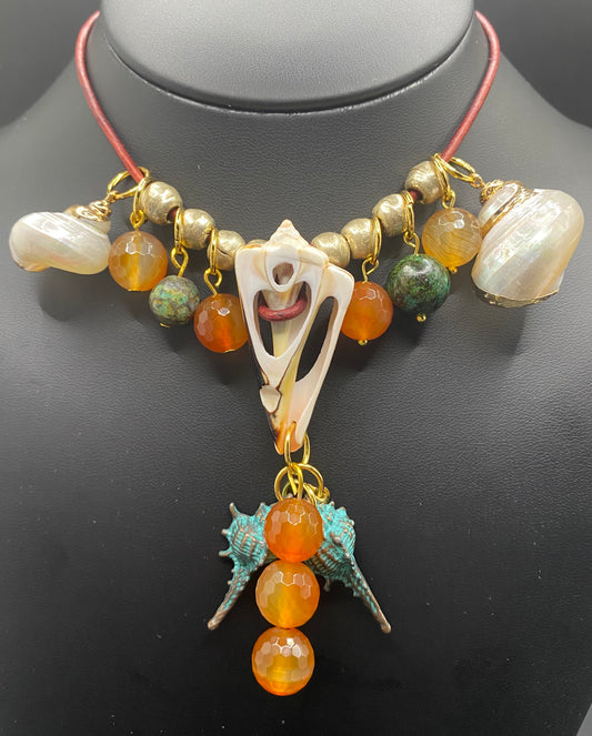 COZUMEL: A CHARMS FOR AN EASY LIFE NECKLACE