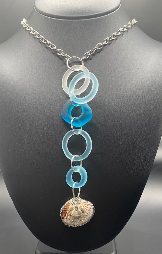 TURTLE DREAMS SEA GLASS NECKLACE