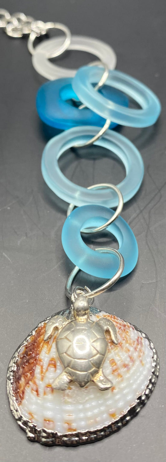 TURTLE DREAMS SEA GLASS NECKLACE