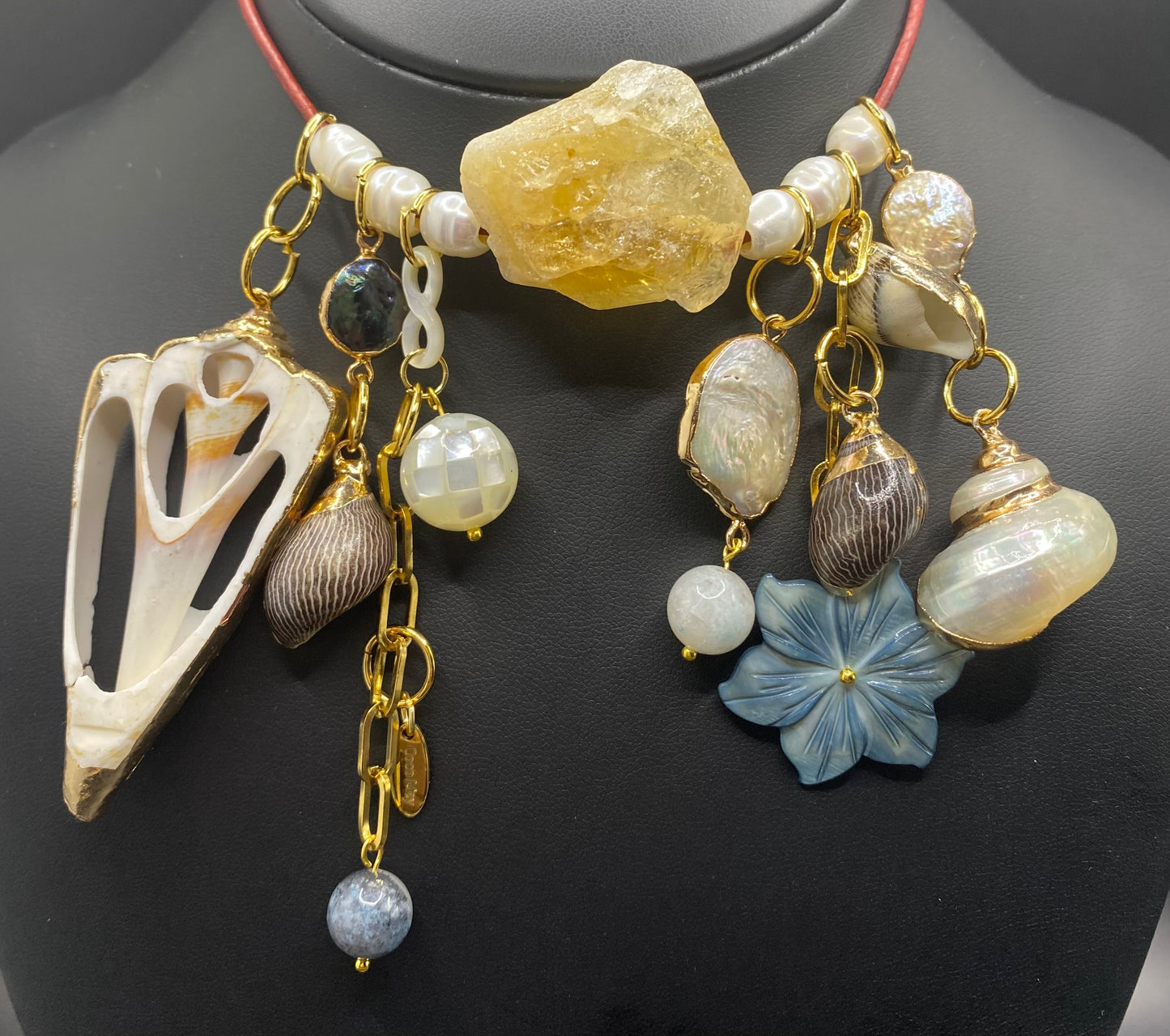 SAILING THE FLORIDA STRAITS: A CHARMS FOR AN EASY LIFE NECKLACE