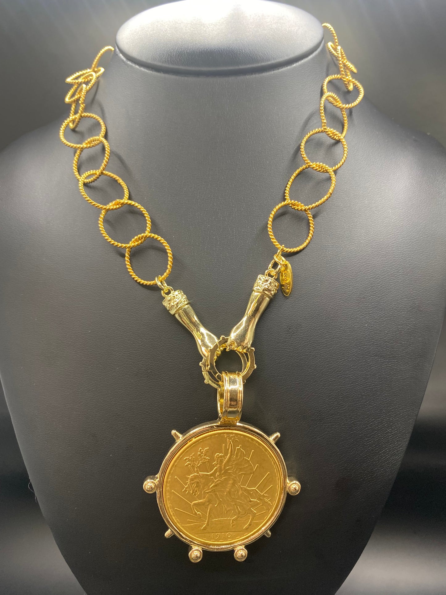 GOLDEN PESO NECKLACE