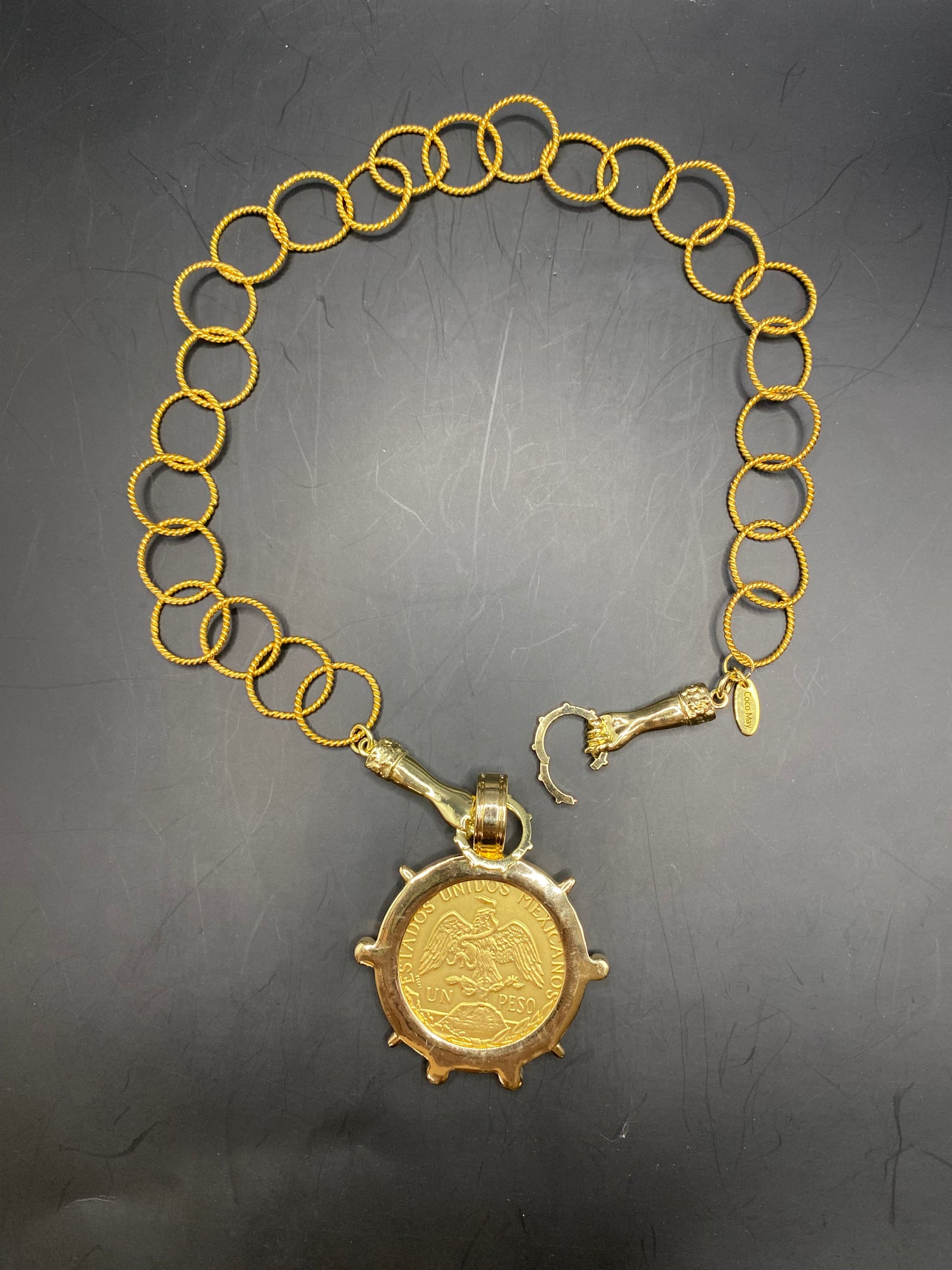 GOLDEN PESO NECKLACE