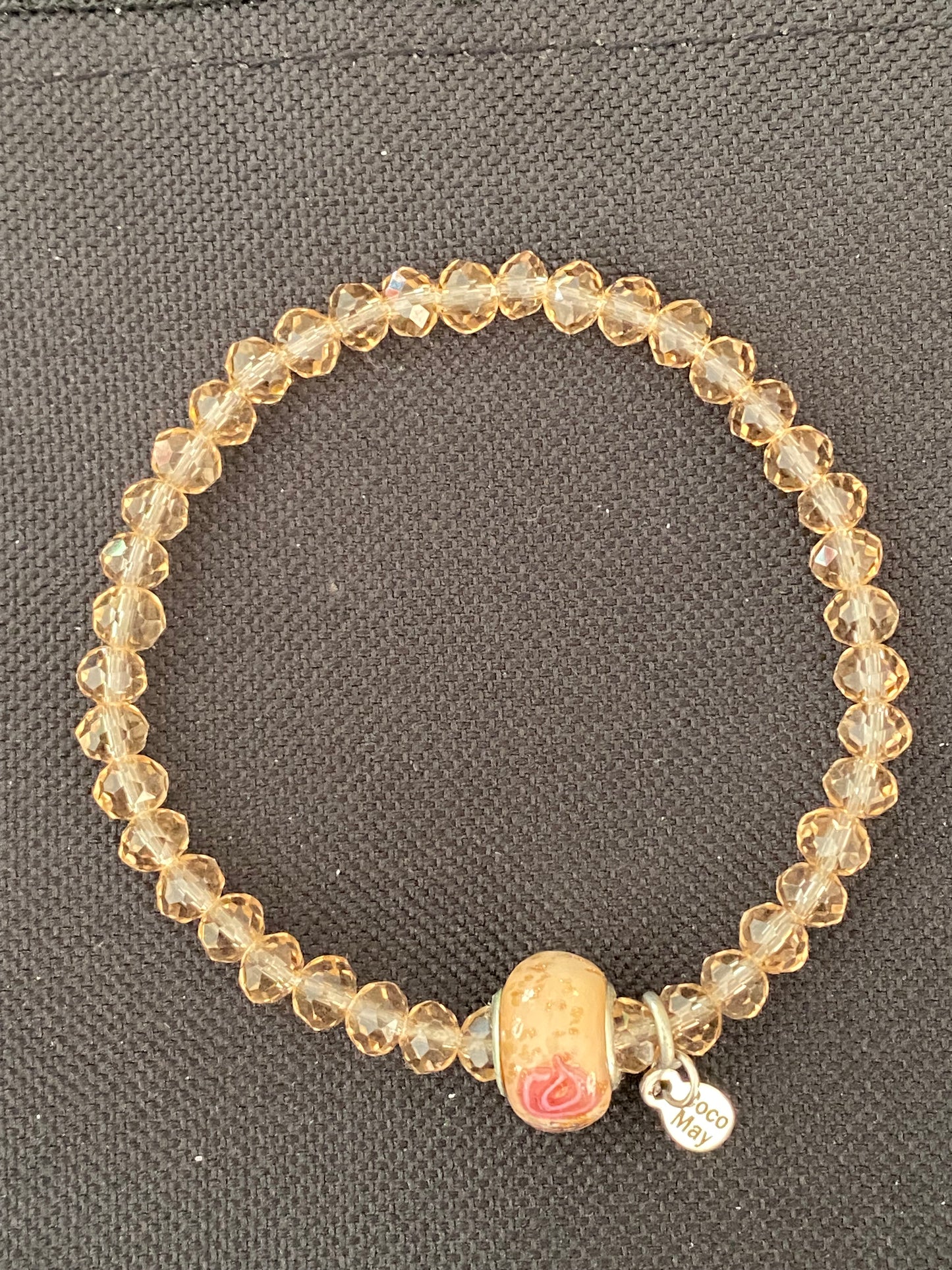 CHAMPAGNE AND ROSES BRACELET