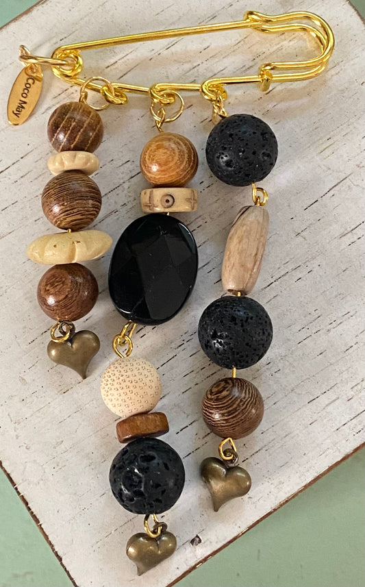 THE BONGO BROOCH - ONE OF A KIND