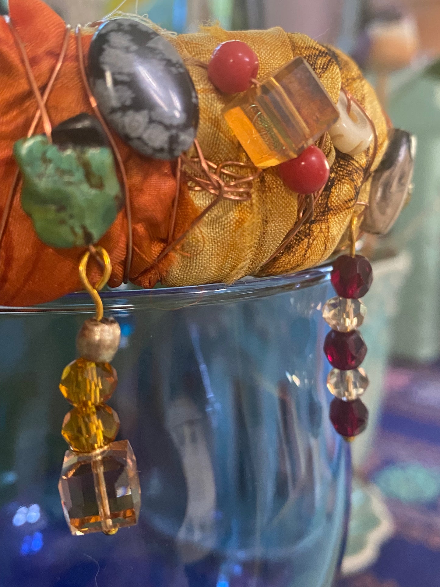 SUNSET IN XANADU - A SILK ROAD BANGLE - ONE OF A KIND