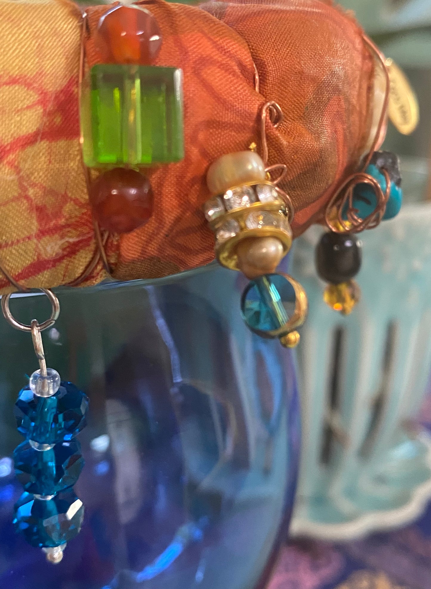 SUNSET IN XANADU - A SILK ROAD BANGLE - ONE OF A KIND