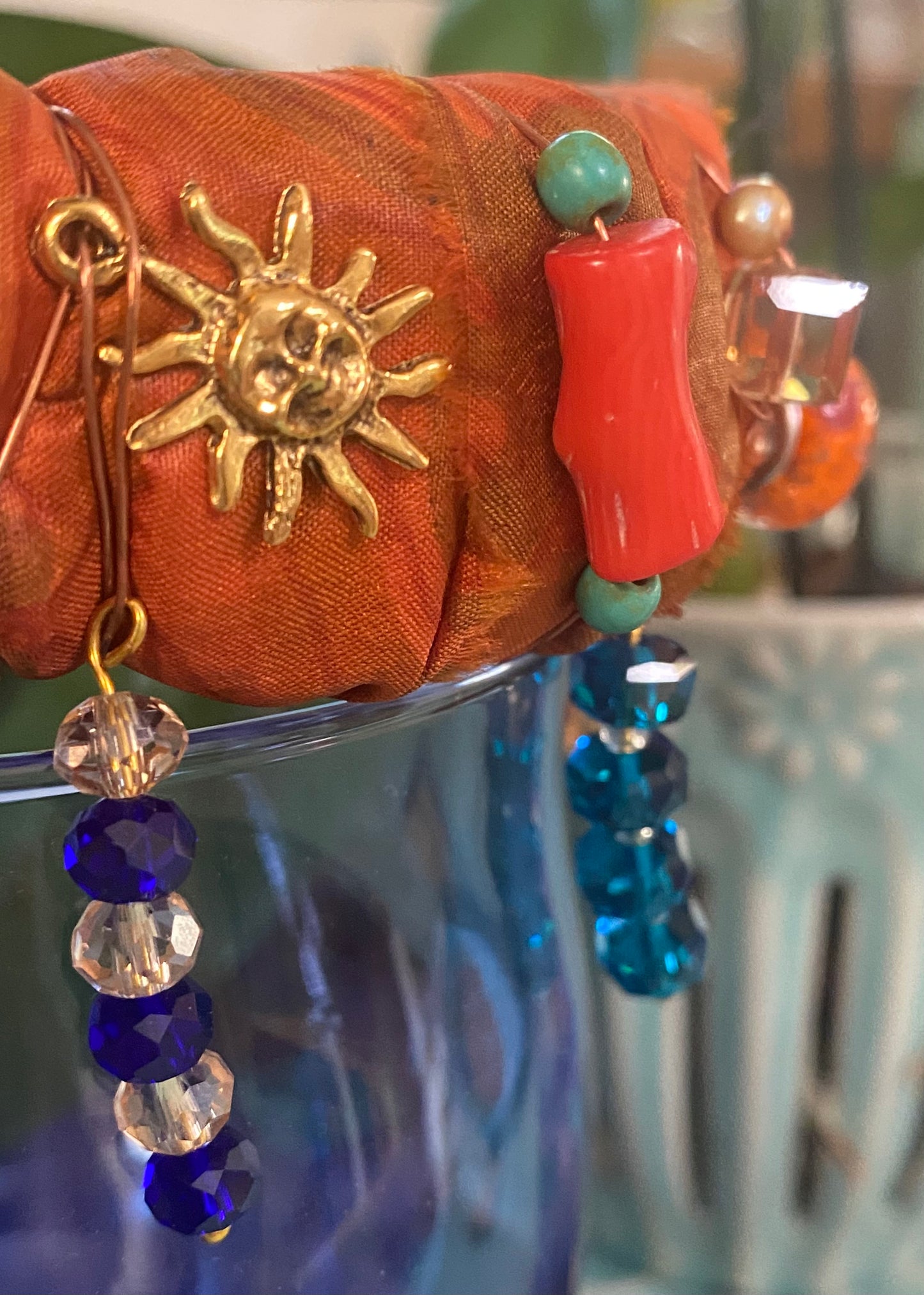 SUNSET IN XANADU - A SILK ROAD BANGLE - ONE OF A KIND