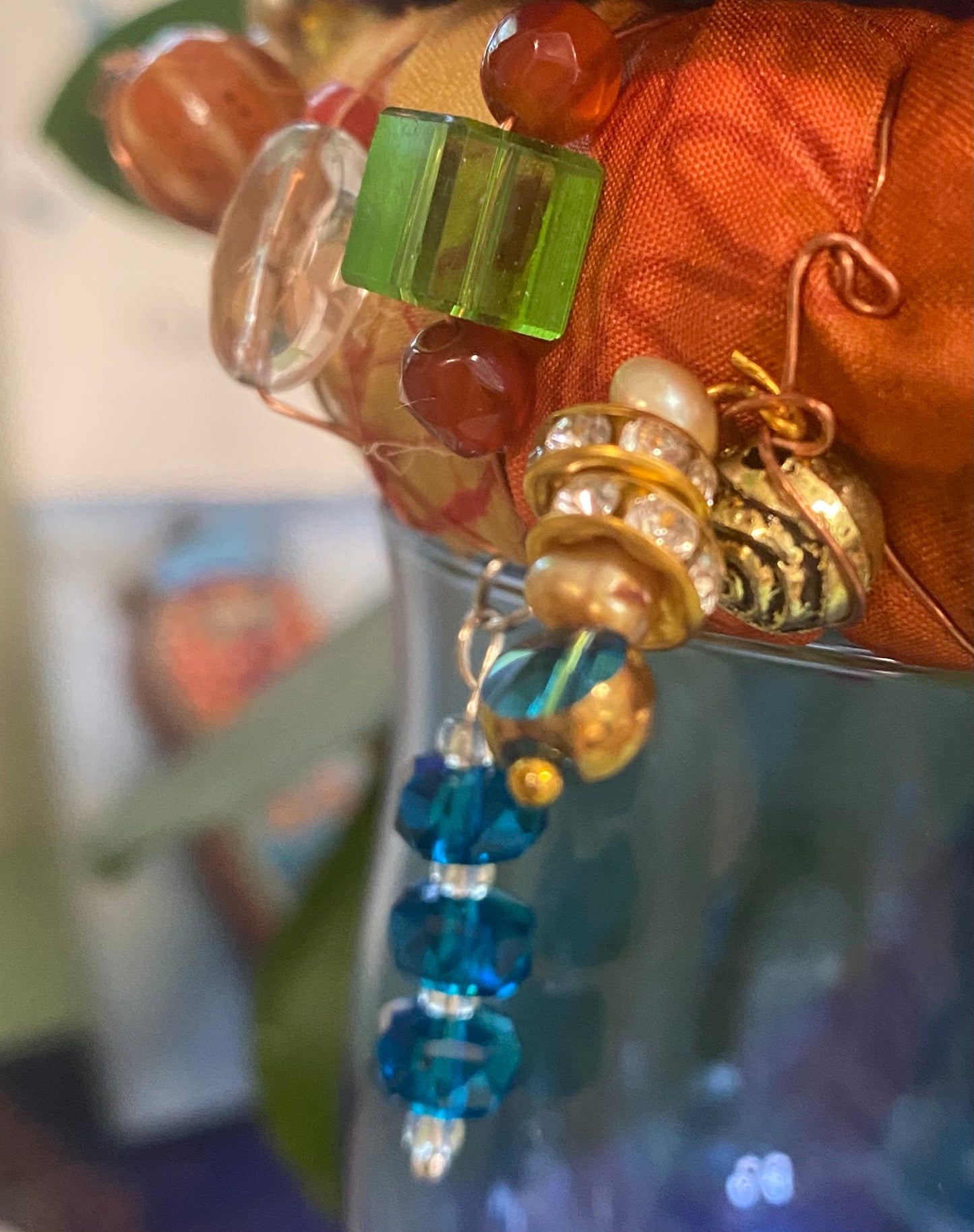 SUNSET IN XANADU - A SILK ROAD BANGLE - ONE OF A KIND