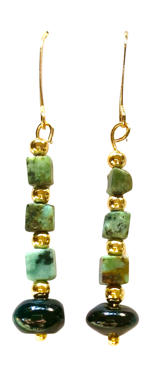 MATTIE WAITS FOR BLUE: CHARMS FOR AN EASY LIFE EARRINGS