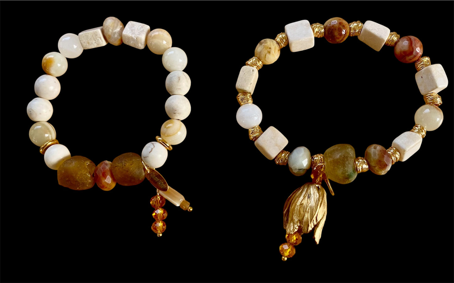 FLOATING LEAF AMID THE STARS BRACELET