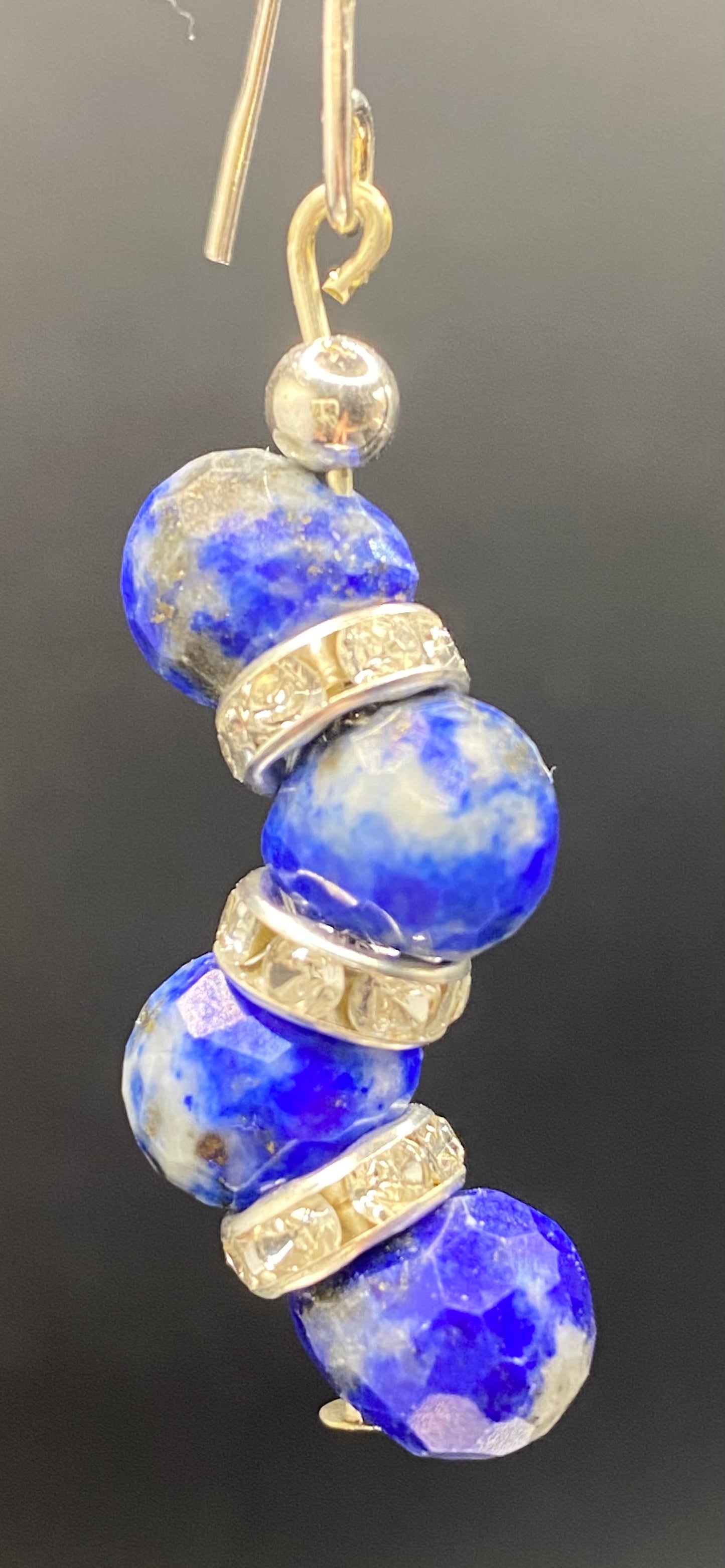 STAIRWAY TO HEAVEN LAPIS LAZULI EARRINGS