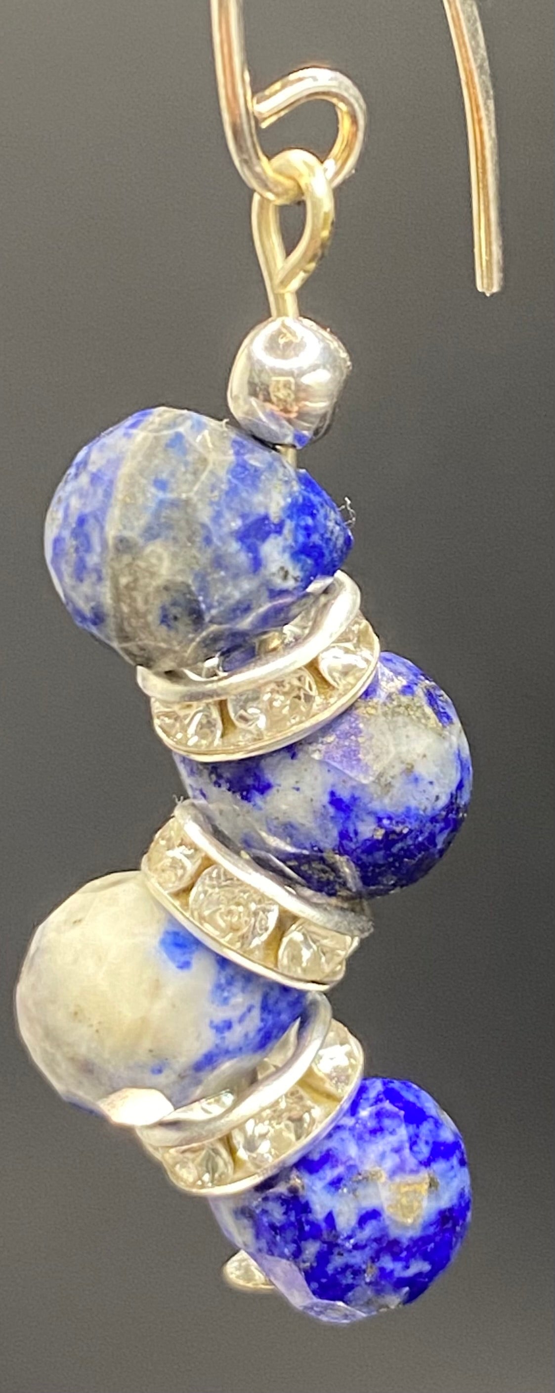 STAIRWAY TO HEAVEN LAPIS LAZULI EARRINGS