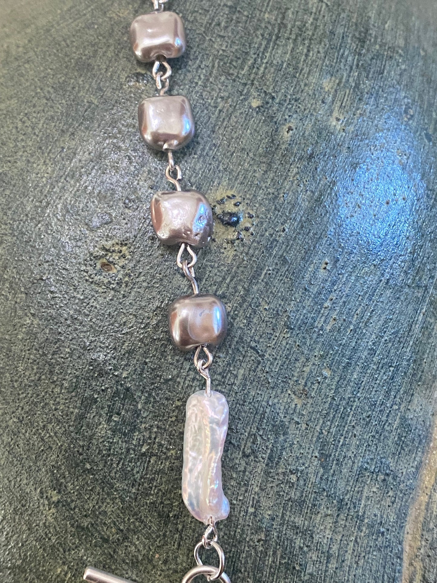 Moonlight on a Star (Silver-Gray) Bracelet