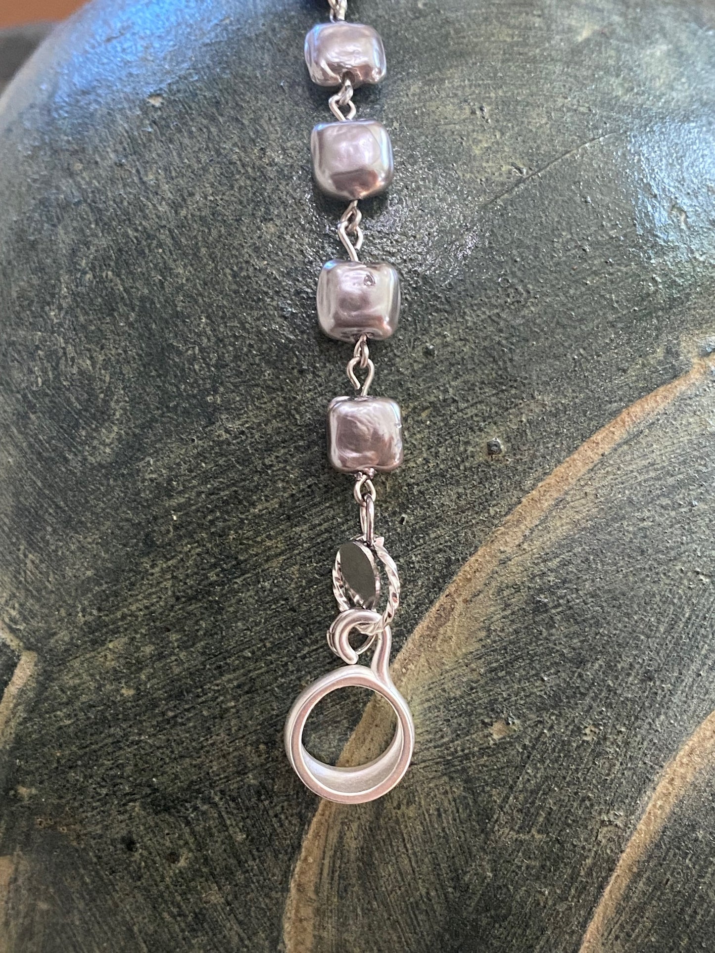 Moonlight on a Star (Silver-Gray) Bracelet