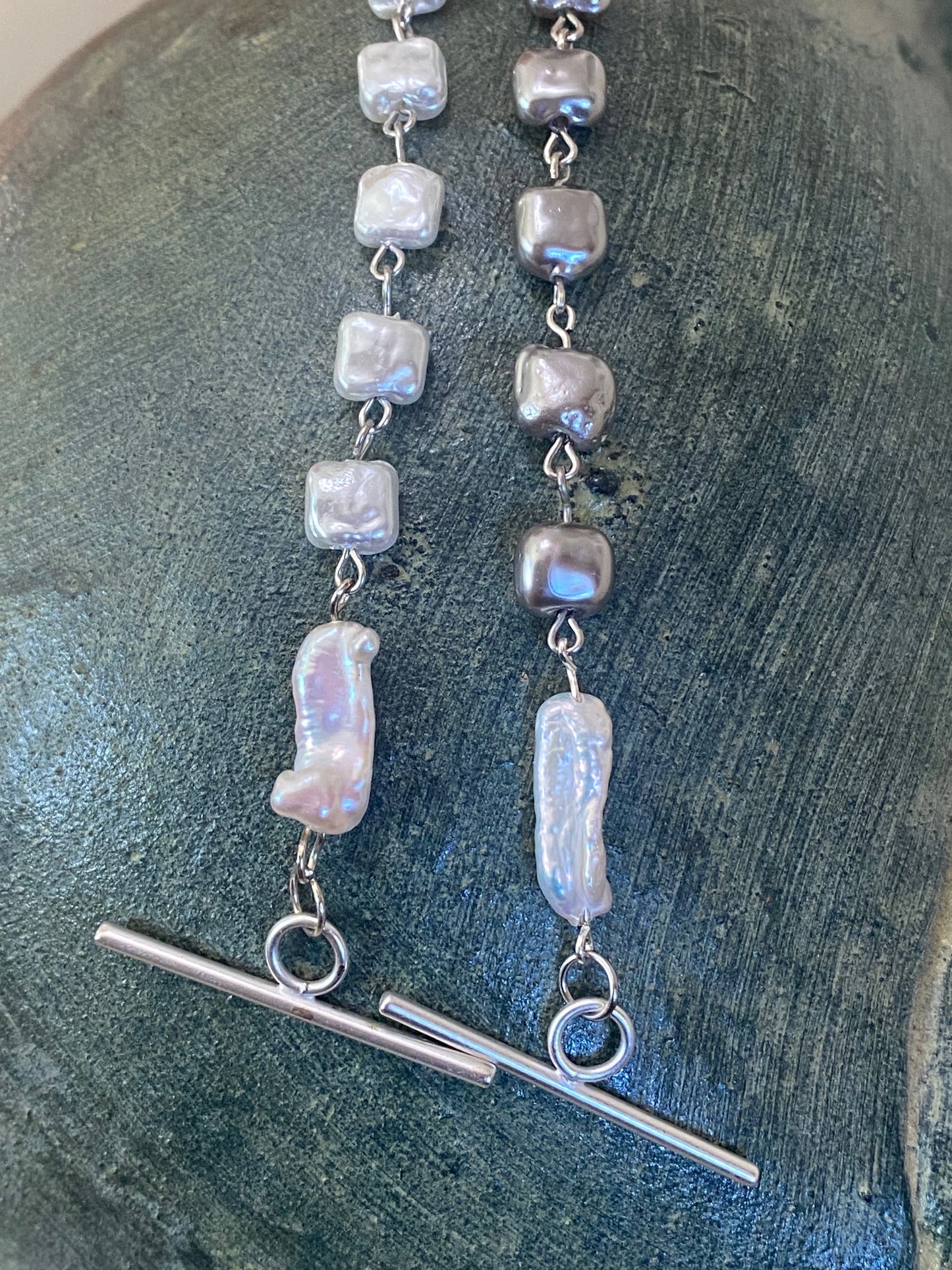 Moonlight on a Star (Silver-Gray) Bracelet