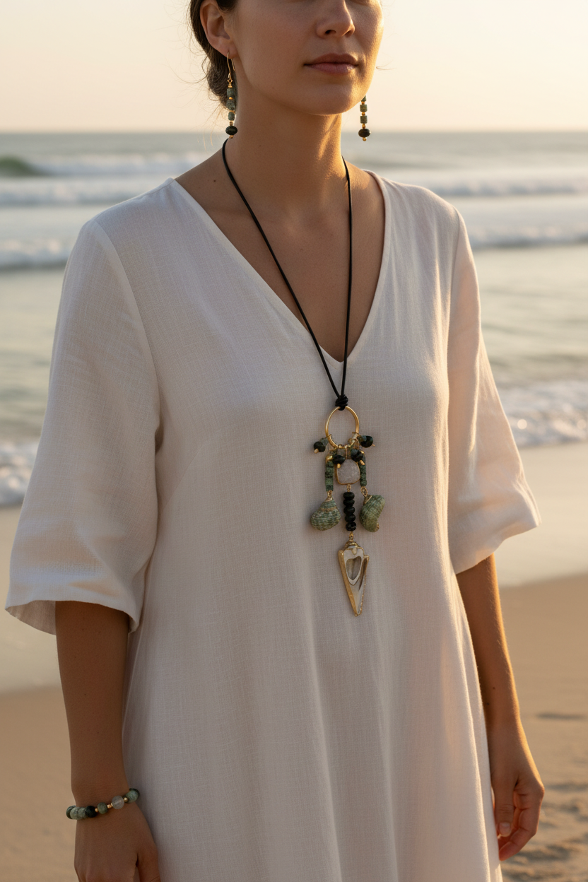 Mattie Waits for Blue: A Charms for an Easy Life Necklace