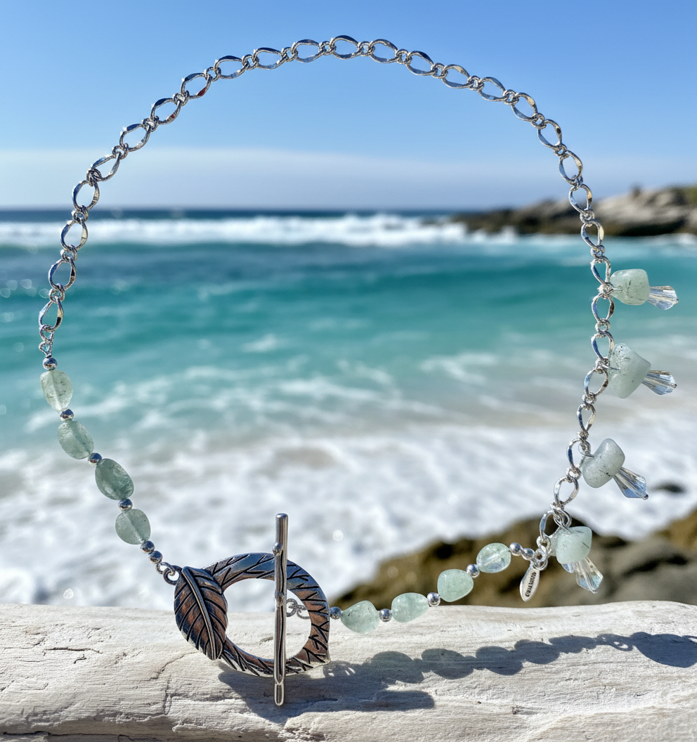 EDITH PIAF PONDERS THE SEA NECKLACE