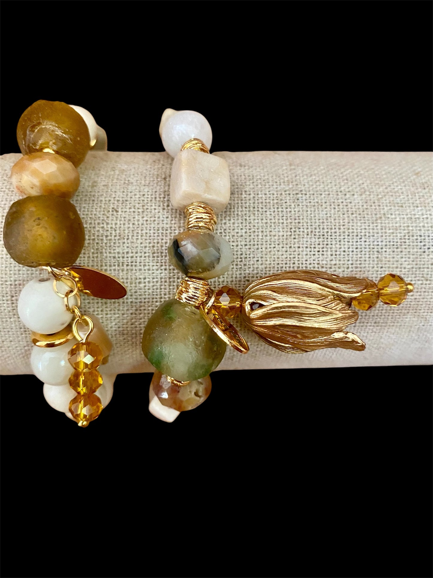 FLOATING LEAF AMID THE STARS BRACELET